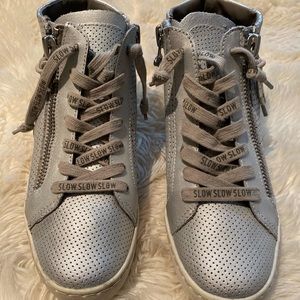 Dolce Vita silver leather high top